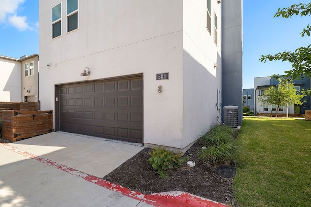 9015 Cattle Baron Path Unit 504, Austin, TX 78747 - garage with central AC