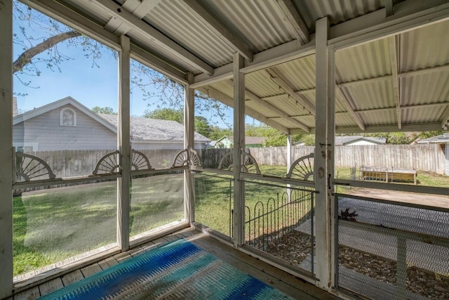 700 S Walnut Ave, Luling, TX 78648 - view of unfurnished sunroom