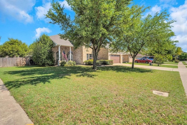 1515 Kothman Dr, Hutto, TX 78634 - obstructed view of property with concrete driveway and an attached garage