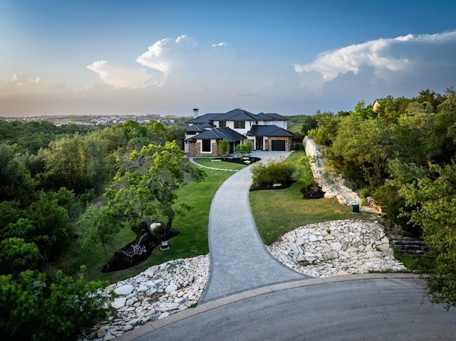 4800 Mondonedo Cv, Austin, TX 78738 - view of home's community with a lawn