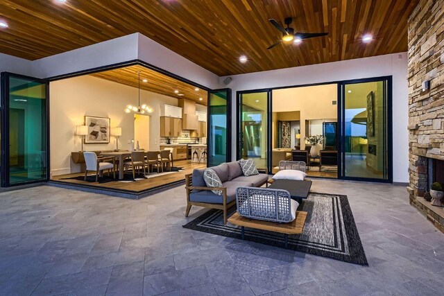 4800 Mondonedo Cv, Austin, TX 78738 - view of patio / terrace with outdoor lounge area