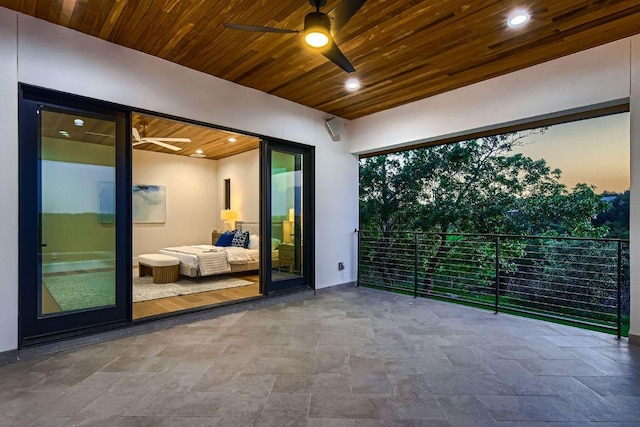 4800 Mondonedo Cv, Austin, TX 78738 - view of patio with a ceiling fan
