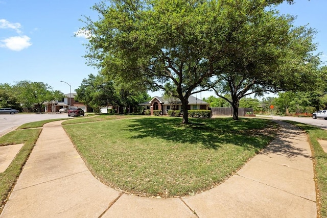 exterior space with fence