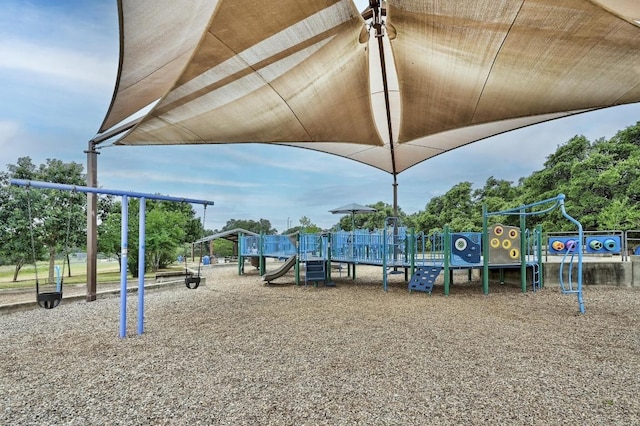 view of communal playground