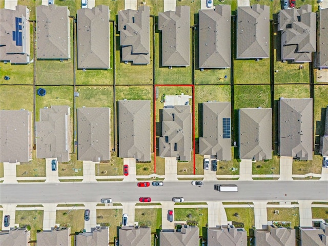 18005 Umberto Dr, Pflugerville, TX 78660 - aerial view of residential area with property boundaries highlighted