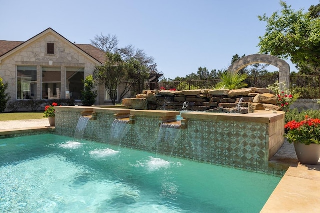 1310 Ventana Cyn, Leander, TX 78641 - view of swimming pool