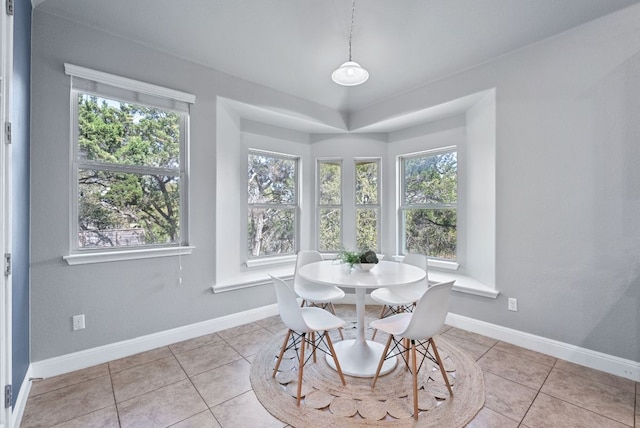 7817 Aria Loop, Austin, TX 78736 - tiled dining room featuring baseboards