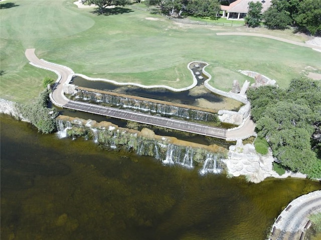 605 Port Unit 3, Horseshoe Bay, TX 78657 - view of property location with a golf club and a large body of water