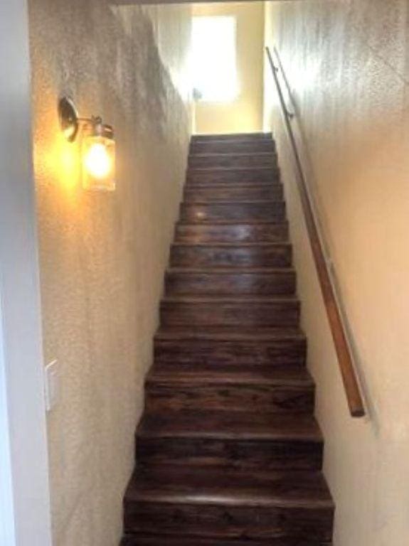 view of stairway