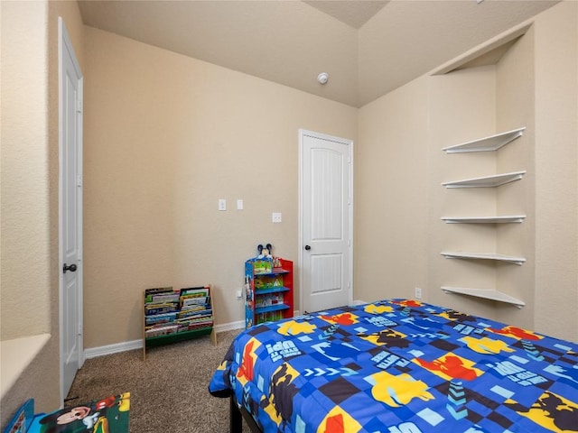 bedroom featuring carpet flooring