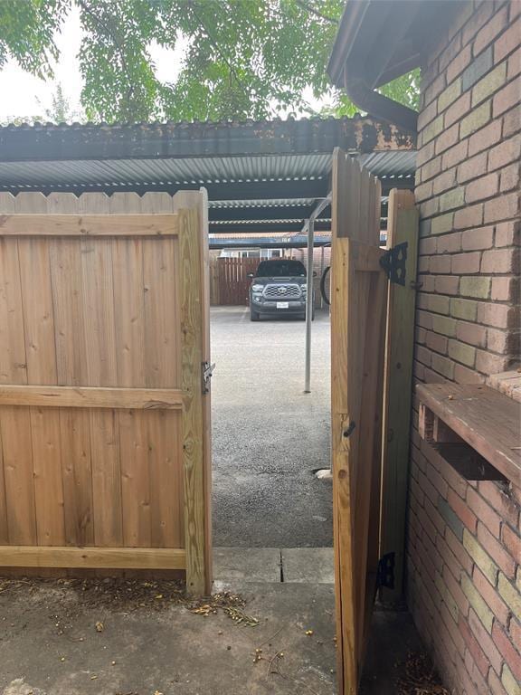 view of gate