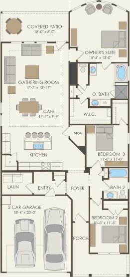 329 Singing Dove Way, Liberty Hill, TX 78642 - view of home floor plan