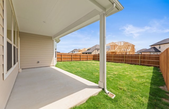 329 Singing Dove Way, Liberty Hill, TX 78642 - fenced backyard featuring a patio