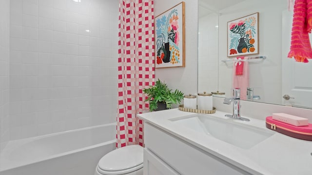 2634 Caleb Asher Loop, Round Rock, TX 78665 - full bath with vanity, shower / bath combination with curtain, and toilet