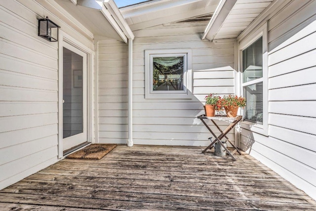 view of deck
