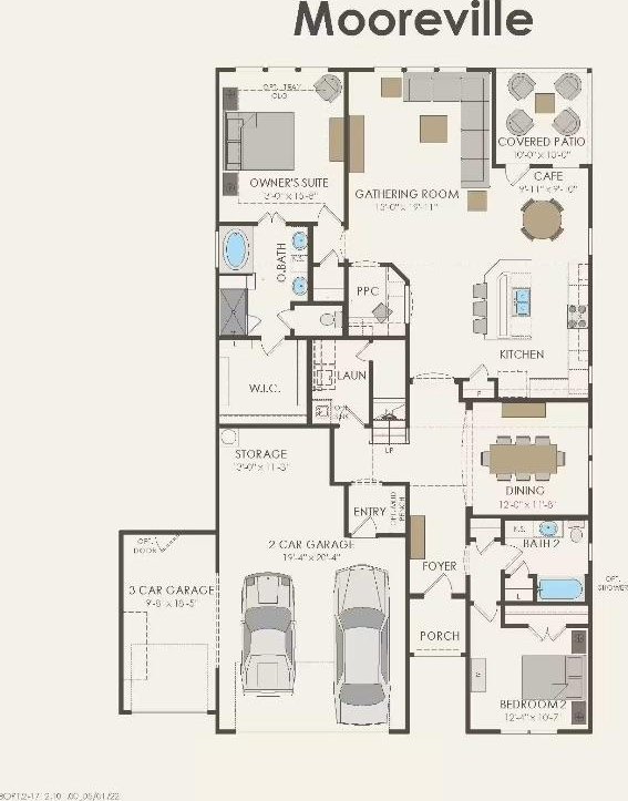 129 Elm View Dr, Georgetown, TX 78628 - floor plan