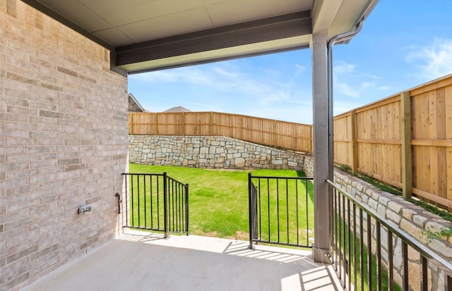 129 Elm View Dr, Georgetown, TX 78628 - view of patio / terrace with fence