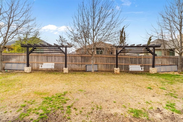 1310 Neuberry Clf, Temple, TX 76502 - view of yard with a pergola