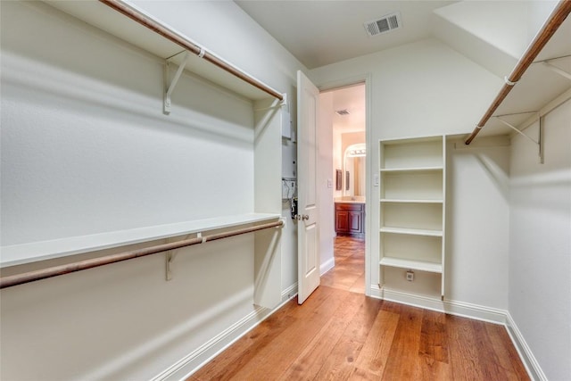 2801 Mirasol Dr, Round Rock, TX 78681 - spacious closet featuring light wood finished floors