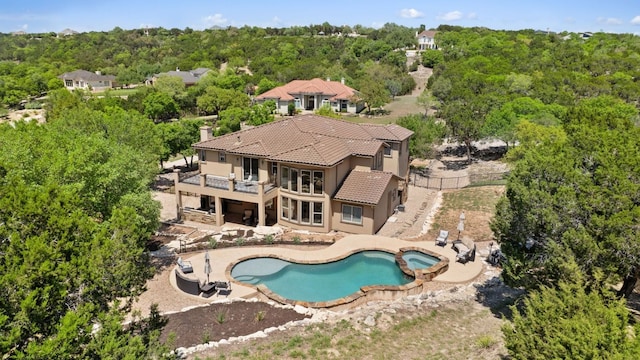 1306 High Lonesome, Leander, TX 78641 - view of subject property featuring a pool area