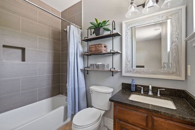 1306 High Lonesome, Leander, TX 78641 - full bath with toilet, shower / bath combo, and vanity