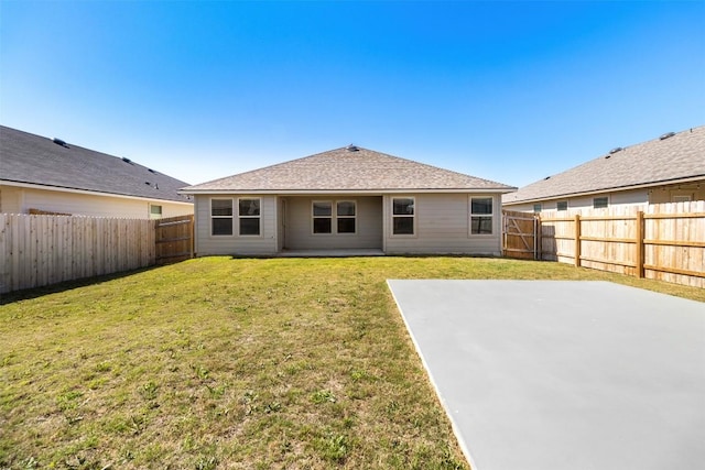 8516 Cantera Ridge Rd, Temple, TX 76502 - back of property with a patio area and a fenced backyard