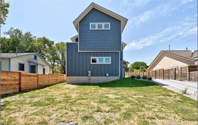 7306 Carver Ave Unit 1, Austin, TX 78752 - back of property featuring board and batten siding