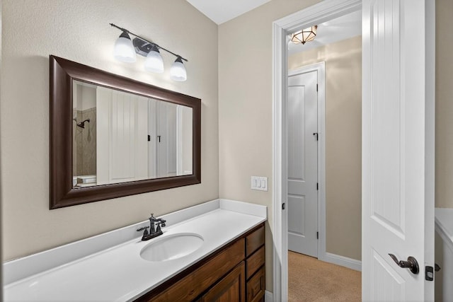 104 Double Cir, Burnet, TX 78611 - bathroom featuring vanity and baseboards