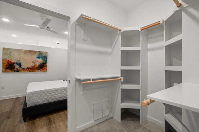 6324 N Lamar Blvd Unit 313, Austin, TX 78752 - spacious closet featuring wood finished floors