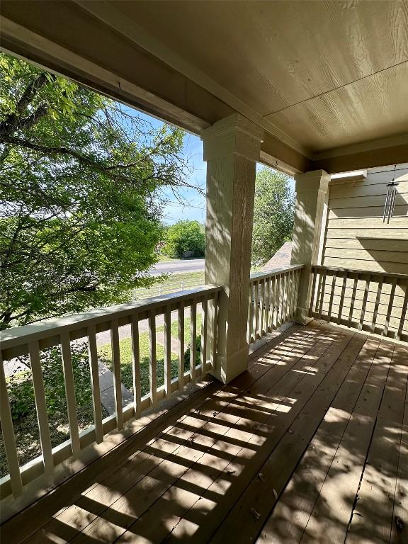 175A Michaelis Unit A, Kyle, TX 78640 - view of wooden deck