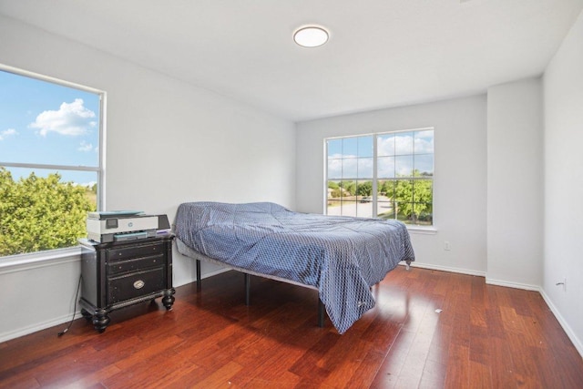 339 Liberty St, Hutto, TX 78634 - bedroom with hardwood / wood-style floors and baseboards