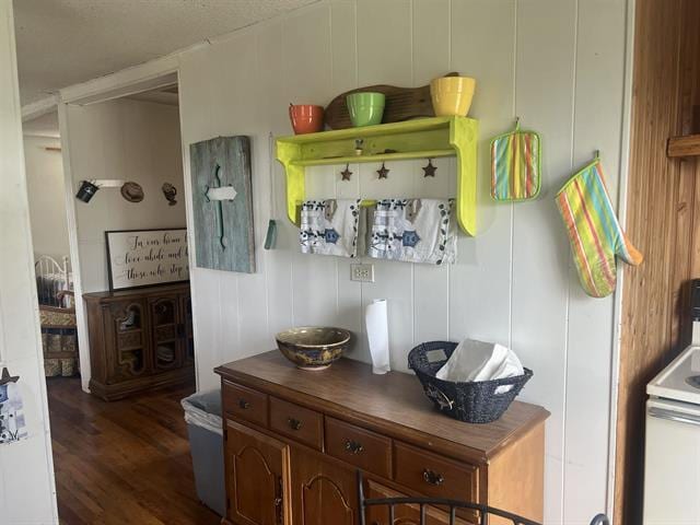 711 Council St, Burnet, TX 78611 - mudroom featuring dark wood-type flooring