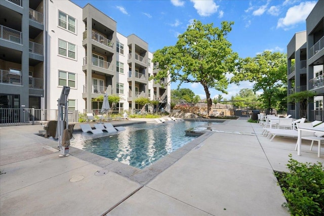 view of pool