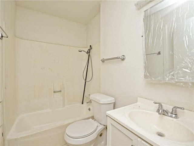 6916 Carwill Dr, Austin, TX 78724 - bathroom featuring shower / washtub combination, vanity, and toilet