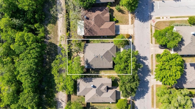 drone / aerial view featuring a residential view