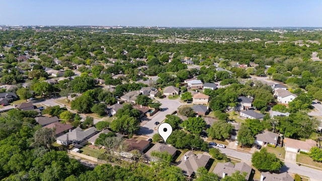 bird's eye view featuring a residential view