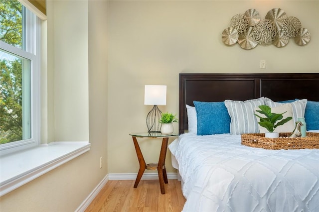 11134 Bonham Ranch Rd, Dripping Springs, TX 78620 - bedroom featuring wood finished floors, baseboards, and multiple windows