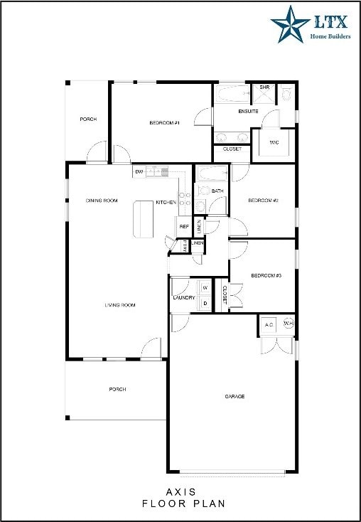 650 Aspen Ln, Cottonwood Shores, TX 78657 - view of room layout