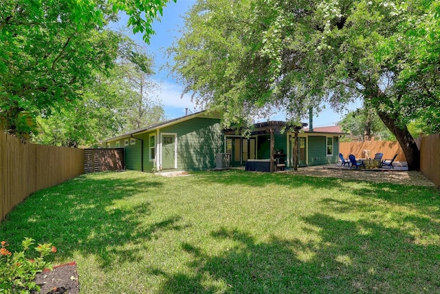 6007 Belfast Dr, Austin, TX 78723 - fenced backyard featuring a patio