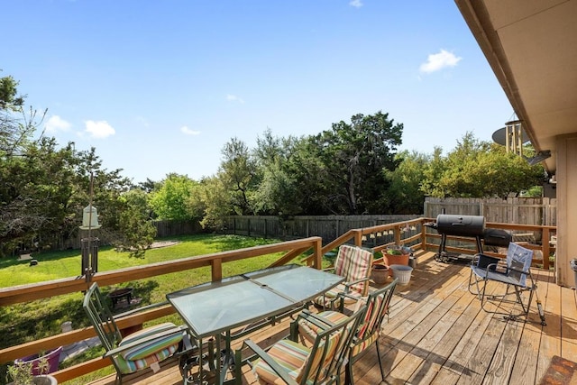 201 Loving Trl, Dripping Springs, TX 78620 - deck featuring grilling area and outdoor dining area