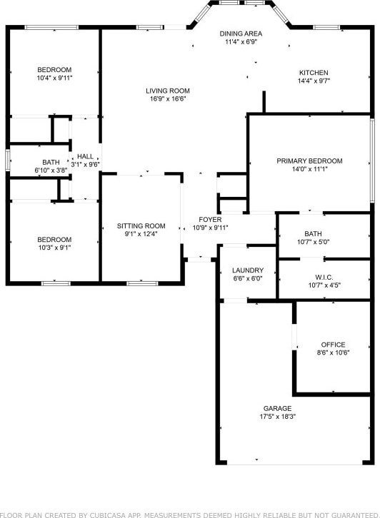206 Quail Cir, Hutto, TX 78634 - floor plan / room layout