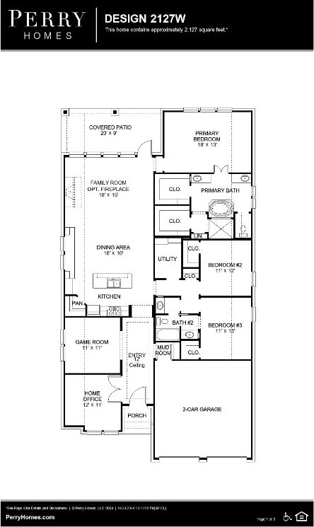 1224 Scenic Green Loop, Georgetown, TX 78628 - home floor plan