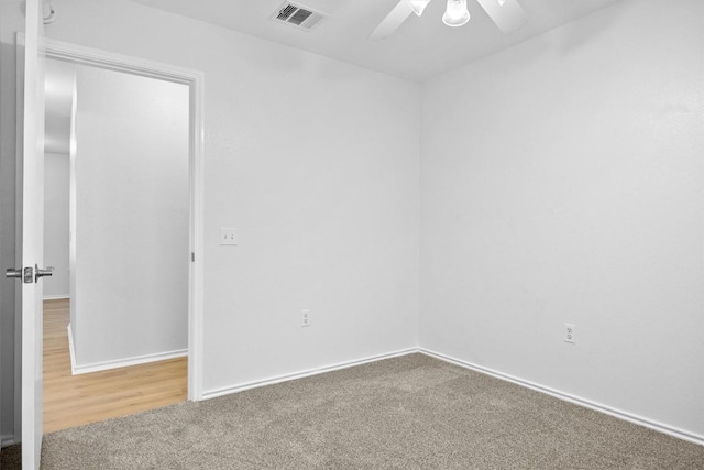 8608 Dittmar Oaks Dr, Austin, TX 78748 - carpeted spare room featuring a ceiling fan and baseboards