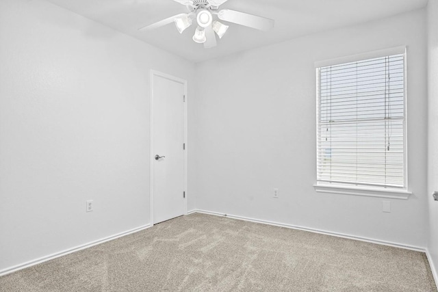 8608 Dittmar Oaks Dr, Austin, TX 78748 - carpeted empty room with a ceiling fan and baseboards