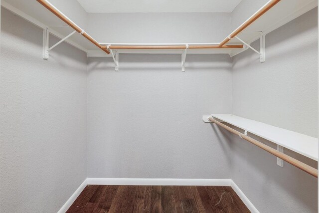 2616 Glenwood Trl, Cedar Park, TX 78613 - spacious closet with dark wood-style floors