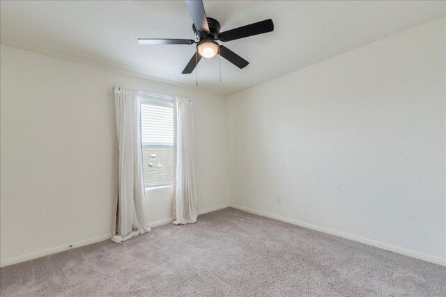 196 Thistle Ln, Maxwell, TX 78656 - carpeted spare room with ceiling fan and baseboards