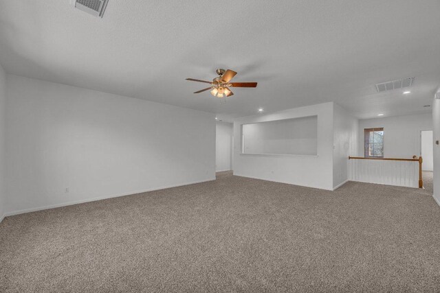 1107 Shiloh St, Cedar Park, TX 78613 - unfurnished room with carpet floors, ceiling fan, and recessed lighting