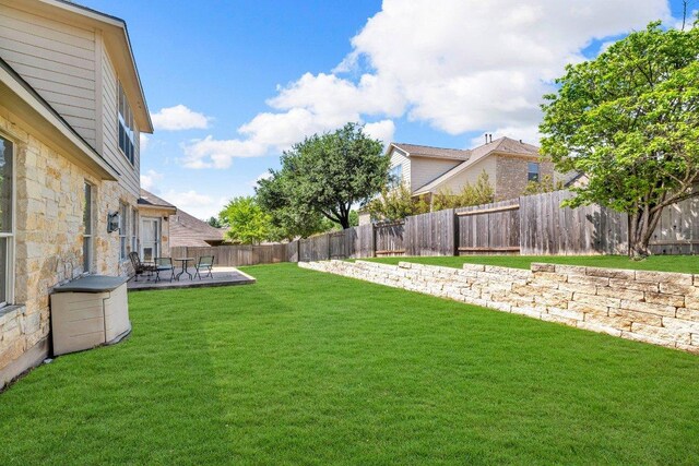 1107 Shiloh St, Cedar Park, TX 78613 - view of yard with a patio area