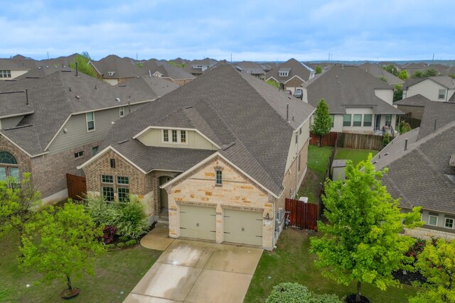 5917 Moriano Cv, Round Rock, TX 78665 - aerial view of residential area