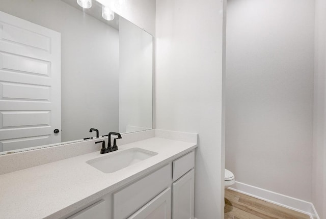 300 Echo Pass, Liberty Hill, TX 78642 - bathroom featuring wood finished floors and vanity